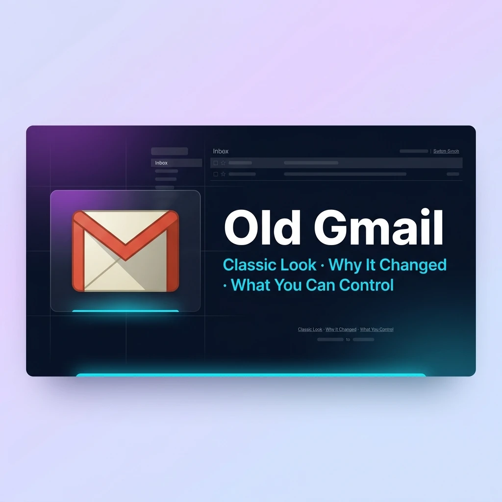 Old Gmail: How to Get the Classic Gmail Look, Why It Changed, and What You Can Still Control